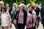 Amsterdam 24 mei 2018
Begrafenis Natascha Emanuels op begraafplaats zorgvlied. Cilly Dartell met man