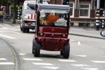 Amsterdam 5 juni 2018
Connie Witteman in haar nieuwe Biro Karretje