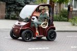 Amsterdam 5 juni 2018
Connie Witteman in haar nieuwe Biro Karretje