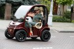 Amsterdam 5 juni 2018
Connie Witteman in haar nieuwe Biro Karretje