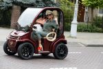 Amsterdam 5 juni 2018
Connie Witteman in haar nieuwe Biro Karretje