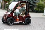 Amsterdam 5 juni 2018
Connie Witteman in haar nieuwe Biro Karretje