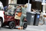 Amsterdam 5 juni 2018
Connie Witteman in haar nieuwe Biro Karretje