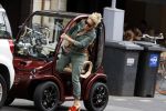 Amsterdam 5 juni 2018
Connie Witteman in haar nieuwe Biro Karretje