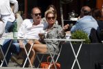 Amsterdam 20 mei 2018
Connie Witteman met verloofde Eugene v Dun op terras.