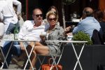 Amsterdam 20 mei 2018
Connie Witteman met verloofde Eugene v Dun op terras.
