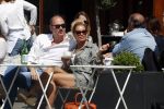 Amsterdam 20 mei 2018
Connie Witteman met verloofde Eugene v Dun op terras.