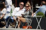 Amsterdam 20 mei 2018
Connie Witteman met verloofde Eugene v Dun op terras.