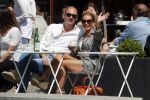 Amsterdam 20 mei 2018
Connie Witteman met verloofde Eugene v Dun op terras.