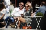 Amsterdam 20 mei 2018
Connie Witteman met verloofde Eugene v Dun op terras.