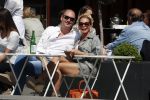 Amsterdam 20 mei 2018
Connie Witteman met verloofde Eugene v Dun op terras.