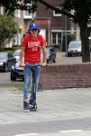 Amsterdam 23 mei 2018
Daniel de Vries op zijn step