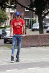 Amsterdam 23 mei 2018
Daniel de Vries op zijn step