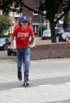 Amsterdam 23 mei 2018
Daniel de Vries op zijn step
