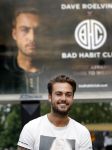 Amsterdam 24 mei 2018
Dave Roelvink op zijn Piaggio MP3 motor voor zijn Bad Habbit Club Abri op de stadhouderskade.