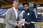 Katwijk 14 mei 2018
Boekpresentatie Dirk Kuyt in aanwezigheid van zijn kinderen en vrouw Gertrude. Dirk en Tony Vilhaena