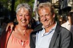 Amsterdam 7 mei 2018 
25 jaar Boom chicago in boom chicago theater. Fred de Ridder met vriendin