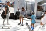 Amsterdam 31 mei 2018
Boekpresentatie Katja Schuurman ï¿½Katja was Hierï¿½ Freek v Noortwijk  op skateboard