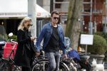 Amsterdam 10 april 2018
Gigi ravelli met haar man Roger Hodenius in Amsterdam zuid.