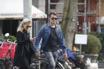 Amsterdam 10 april 2018
Gigi ravelli met haar man Roger Hodenius in Amsterdam zuid.