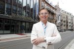 Amsterdam 24 mei 2018
Hans Cornelisse voor het Delamar theater.