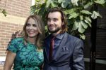 Amsterdam 7 juni 2018
Presentatie nieuwe boek Heleen v Royen in het college Hotel. Heleen met vriend Bart Meeldijk