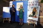 Amsterdam 7 juni 2018
Presentatie nieuwe boek Heleen v Royen in het college Hotel. Heleen met vriend Bart Meeldijk