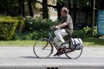 Amsterdam 11 mei 2018 
Ivo Niehe op zijn (dames)fiets