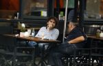 Amsterdam 31 mei 2018
Javier Guzman op terras met â€¦..