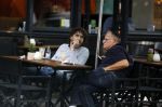 Amsterdam 31 mei 2018
Javier Guzman op terras met â€¦..