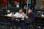 Amsterdam 31 mei 2018
Javier Guzman op terras met â€¦..