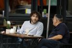 Amsterdam 31 mei 2018
Javier Guzman op terras met â€¦..