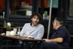Amsterdam 31 mei 2018
Javier Guzman op terras met â€¦..