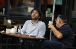 Amsterdam 31 mei 2018
Javier Guzman op terras met â€¦..