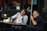 Amsterdam 31 mei 2018
Javier Guzman op terras met â€¦..