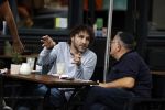 Amsterdam 31 mei 2018
Javier Guzman op terras met â€¦..