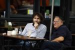 Amsterdam 31 mei 2018
Javier Guzman op terras met â€¦..