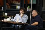 Amsterdam 31 mei 2018
Javier Guzman op terras met â€¦..