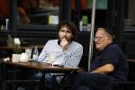 Amsterdam 31 mei 2018
Javier Guzman op terras met â€¦..