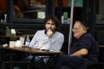 Amsterdam 31 mei 2018
Javier Guzman op terras met â€¦..