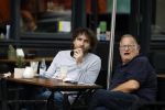 Amsterdam 31 mei 2018
Javier Guzman op terras met â€¦..