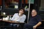 Amsterdam 31 mei 2018
Javier Guzman op terras met â€¦..