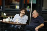 Amsterdam 31 mei 2018
Javier Guzman op terras met â€¦..