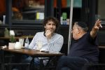 Amsterdam 31 mei 2018
Javier Guzman op terras met â€¦..