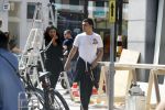Amsterdam 23 mei 2018
Voetballer van het Nederlands elftal Karim Rekik met zijn vriendin presentatrice Dounia Rijkschroeff op de pc hooftstraat.