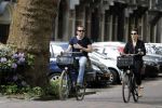 Amsterdam 23 mei 2018
Kim v Kooten en haar man Jacob Derwig in Amsterdam zuid