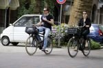 Amsterdam 23 mei 2018
Kim v Kooten en haar man Jacob Derwig in Amsterdam zuid