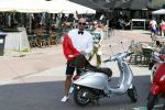 Amsterdam 7 juni 2018
Maik de Boer met zijn vespa scooter.