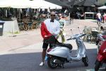 Amsterdam 7 juni 2018
Maik de Boer met zijn vespa scooter.