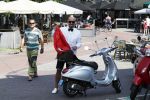 Amsterdam 7 juni 2018
Maik de Boer met zijn vespa scooter.
